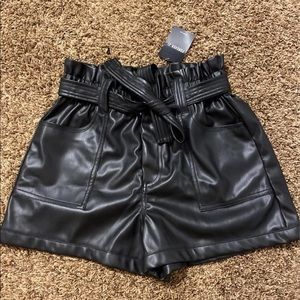 Leather Shorts